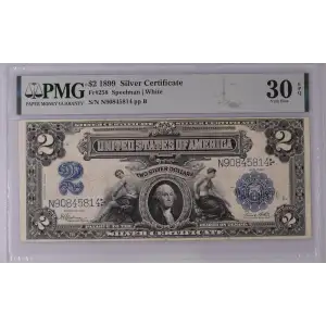 $2 1899 Blue Silver Certificates 258