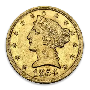 Liberty Head $5 (1839 – 1908) - Circ