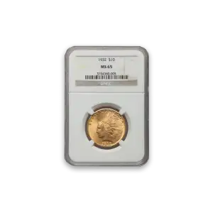 Indian $10 (1907 - 1933) - PCGS - MS65