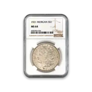 Morgan Dollar (1921) - PCGS - MS64